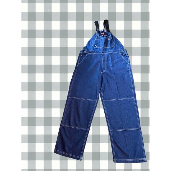 Lapco Mens 2XL Fire-Resistant ATPV 18 Protect 450 Denim B13FRDN Bib-Overalls - Picture 2 of 12
